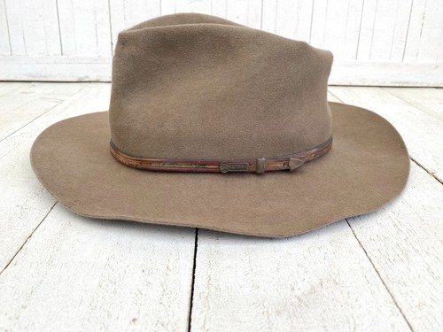Vintage akubra felt hat made - hat,