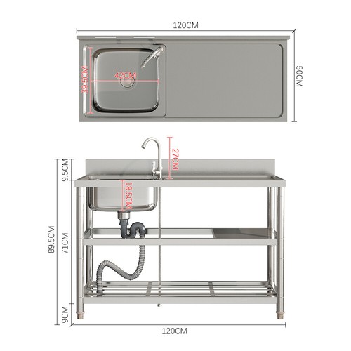 Stainless steel single double - steel,