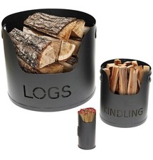 Log Bucket Fireside  Logs /