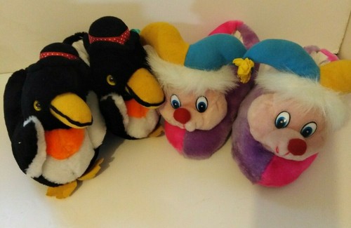 Plush novelty slippers - plush, 3d