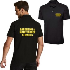 Gardening And Maintenance Service Polo Shirt Gardener Job Workwear Unisex Polo