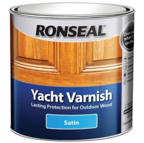Ronseal satin yacht varnish - satin,