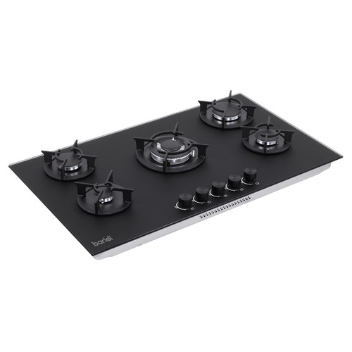 Baridi 90cm gas hob - hob, black