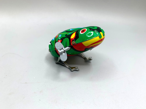 Vintage tin wind up crazy - tin,