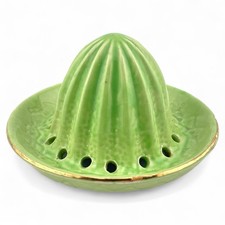 Vintage Green Glazed Ceramic