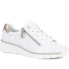 Pavers Wide Fit Wedge Trainers