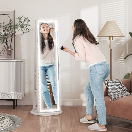 Mirror jewellery cabinet - cabinet, with