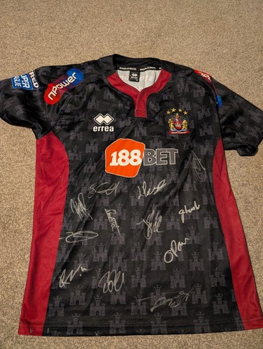 Wigan warriors shirt signed - shirt,