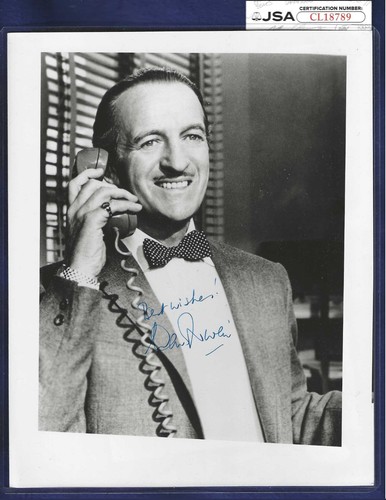 David niven autographed - david,