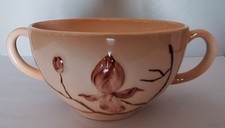 CARLTON WARE - Handpainted Oval Twin Handled Dish - Australian Design 