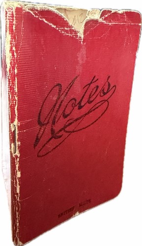 1940 hand written diary - hand,