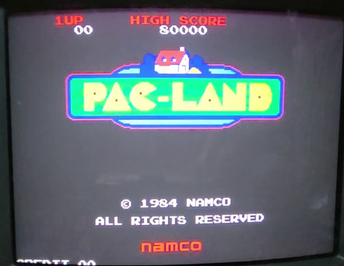Namco pacland arcade - namco, pcb