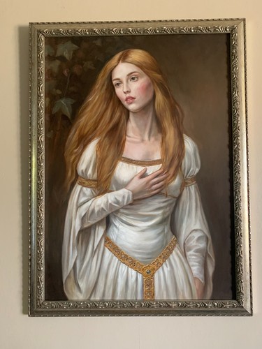Elaine astolat oil - elaine, on