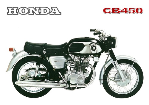 Honda poster cb450 1965 - honda,