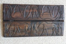 Vintage mancala hand carved - hand,