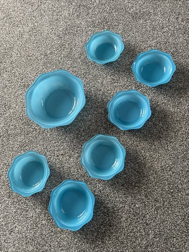 Vintage 50s blue set 6 - 50s,