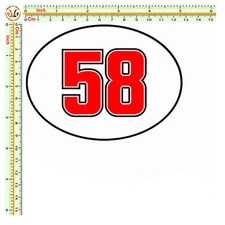 Marco simoncelli sic 58 oval
