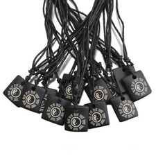 12Pcs Black Yak Bone Square