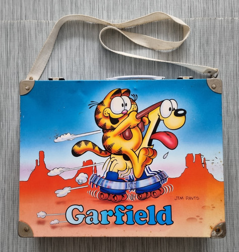Garfield metal suitcase - garfield, lunch