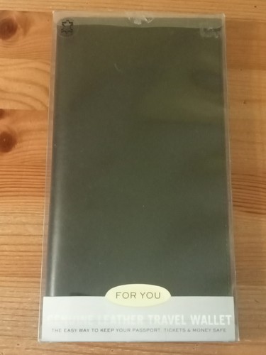 Leather travel wallet - travel, new