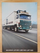 Scania LB140 LBS140 LBT140 Brochure 1974 English Brochure Catalogue 140 V8