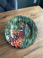 Emma Bridgewater Pheasant Plate ‘Birds and Leaves’ RARE