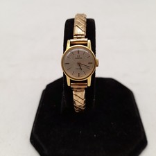 Vintage Ladies Omega Geneve Watch Rolled Gold in Box (#H1/16)