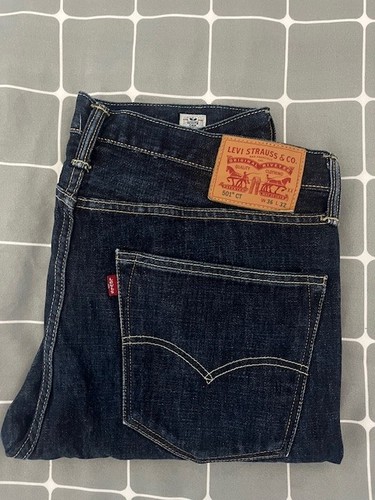 Levi 501 selvedge white - ct,