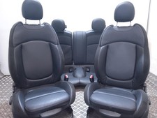 MINI  F56 2020 3 Door Front Rear Half Leather Alcantara Black Seats Interior Set