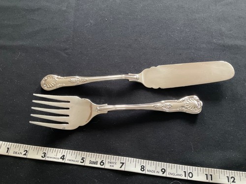 Vintage silver plate fish - vintage,