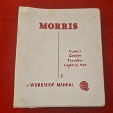 Morris Oxford Cowley Traveller Half-ton Van Workshop Manual AKD579C