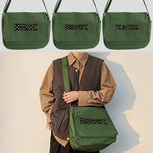 Canvas messenger bag - canvas,
