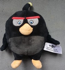 Angry Birds Black Plush Teddy Soft Toy