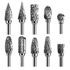 10-Piece Double Cut Carbide