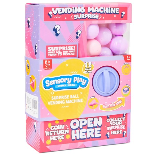 Pink vending machine surprise - pink,