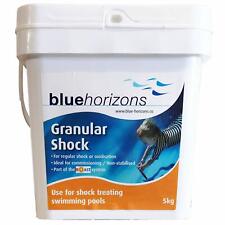 SWIMMING POOL/SPA CHEMICALS 5kg CHLORINE SHOCK GRANULES - BLUE HORIZONS