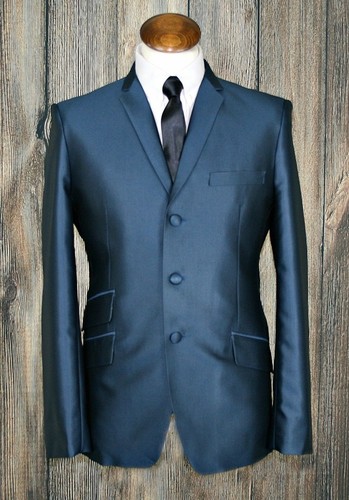 Mod suit skinhead teal - suit,