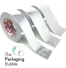 Aluminium Foil Tape Rolls Heat Insulation Duct Self Adhesive 48 72 96mm x 45m
