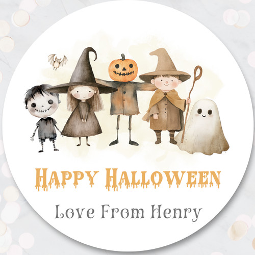 Personalised happy halloween - happy,