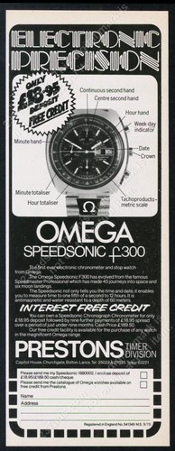 1975 omega speedsonic - omega, f300