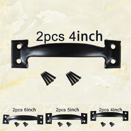 2pcs door handle 8pcs screws - handle+8pcs,