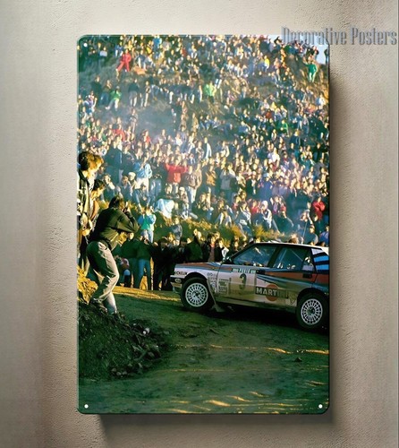 Lancia delta rally car metal - lancia,