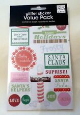 Christmas Peel Off Stickers Assorted Pack of 6 Sheets - NEW