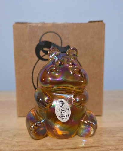 Fenton art glass hippo - fenton,