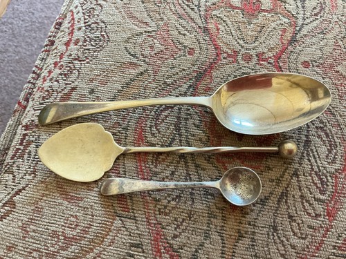 Silver plated spoons