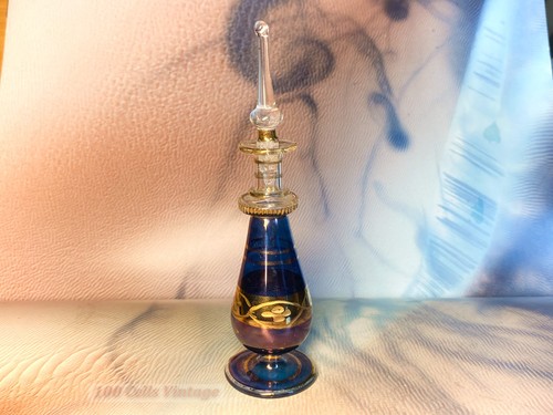 Blue and gold egyptian - blue,