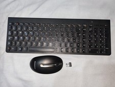 LENOVO SK-8861 Ultra-thin 2.4G WIRELESS UK KEYBOARD WITH MOUSE + USB RECEIVER