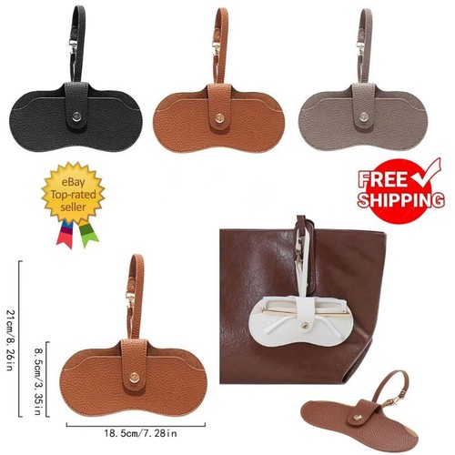 Soft leather glasses pouch - soft,