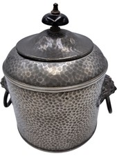 Craftsman Pewter Sheffield Hammered Small Ice Bucket  (B20)