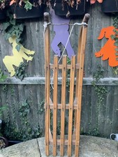 Vintage Davos Wooden Sledge